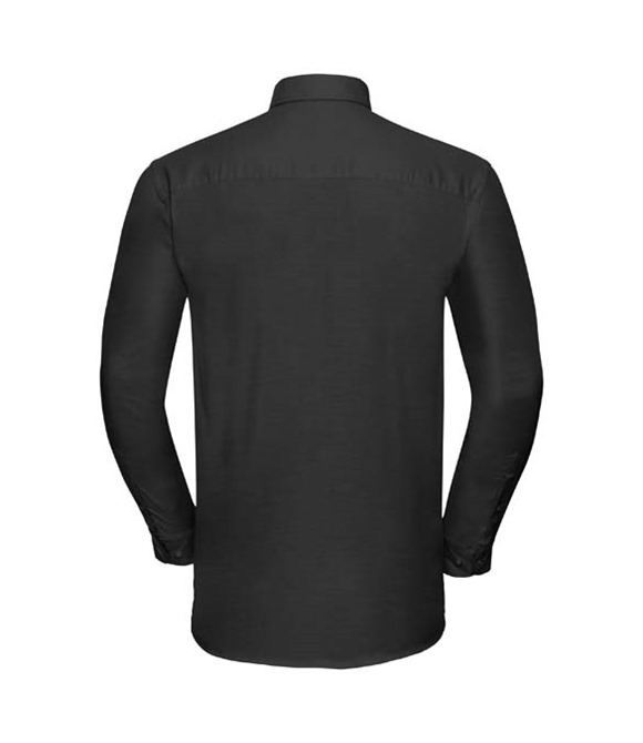 Russell Collection Long sleeve easycare Oxford shirt