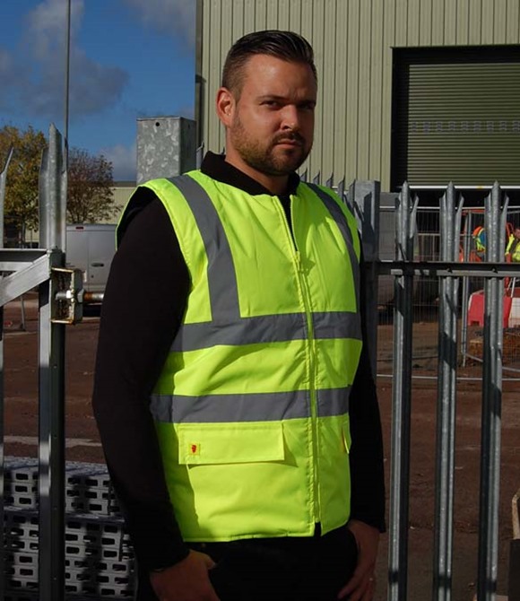 Warrior Phoenix Hi-Vis Reversible Bodywarmer