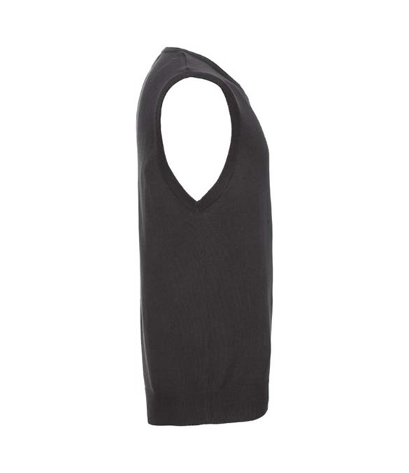 V-neck sleeveless knitted sweater