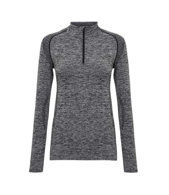 TriDri� Women's seamless '3D fit' multi-sport performance zip top