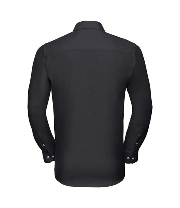 Long sleeve easycare tailored Oxford shirt