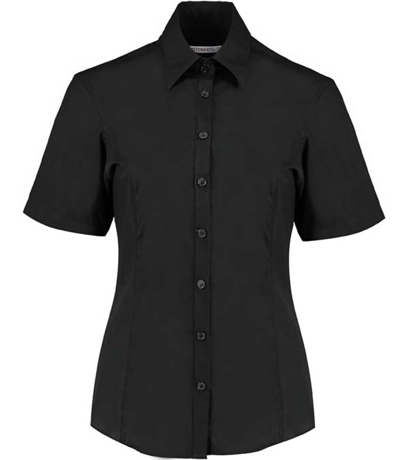 Kustom Kit Business blouse short-sleeved (tailored fit)