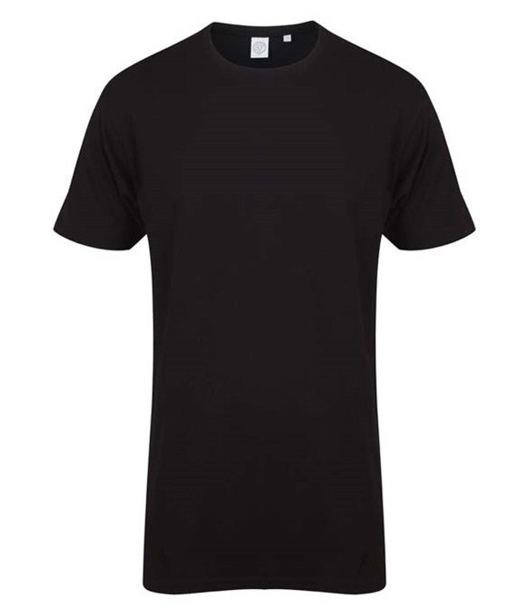 SF Longline t-shirt with dipped hem