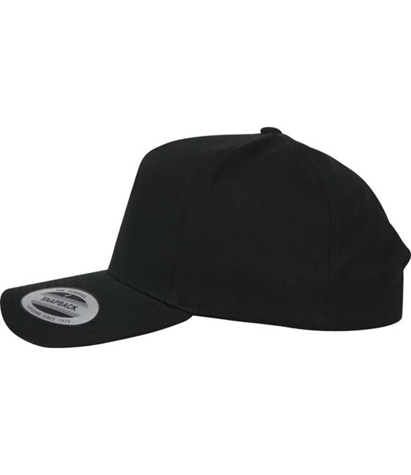5-panel curved classic snapback (7707)