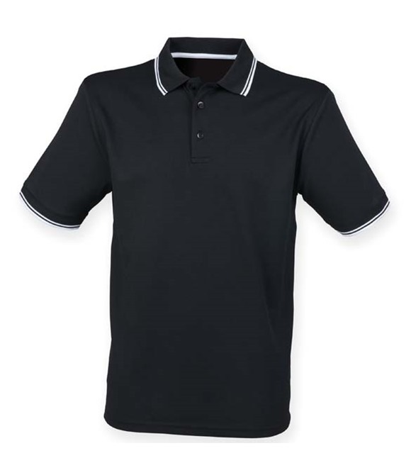 Henbury Double tipped Coolplus® polo shirt