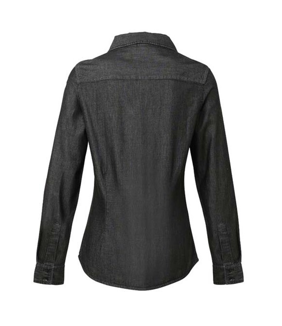 Women's jeans stitch denim shirt