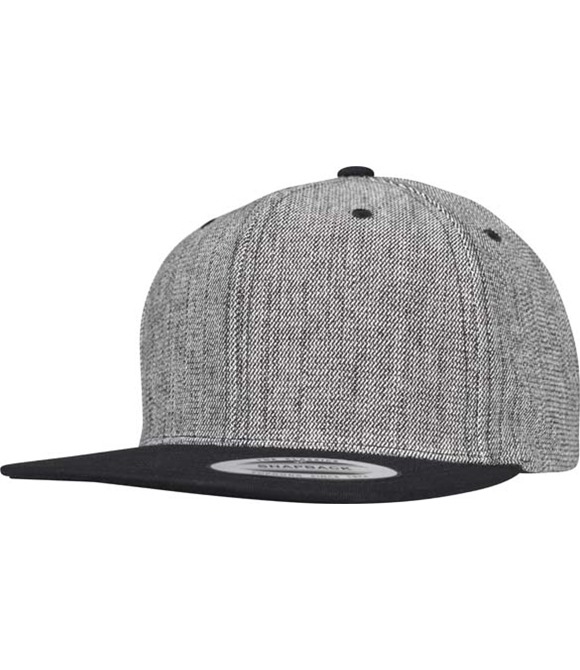 Melange solid snapback (6089MS)