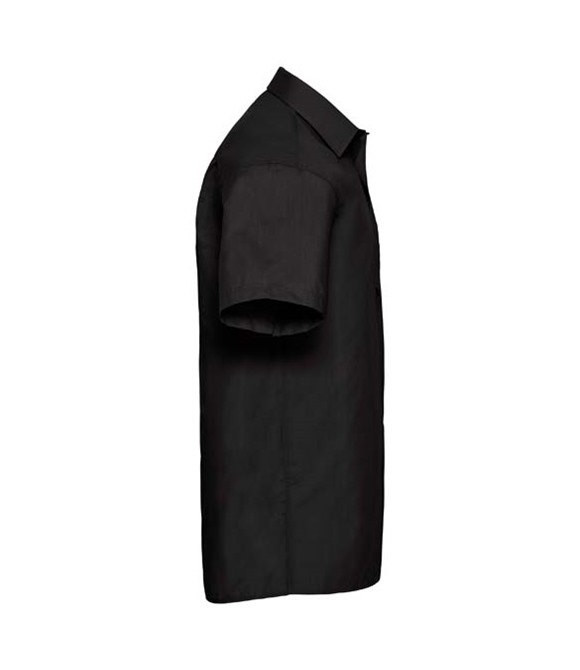 Short sleeve polycotton easycare poplin shirt