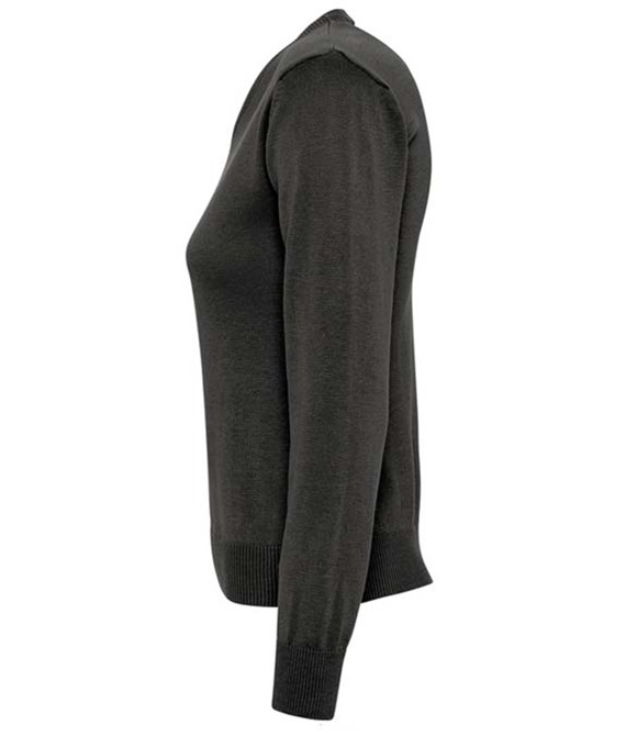 Ladies Galaxy Cotton Acrylic V Neck Sweater