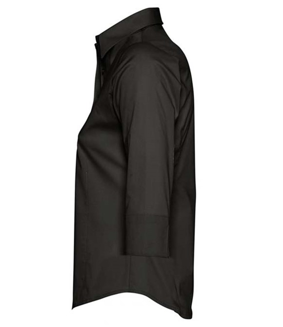 Ladies Effect 3/4 Sleeve Fitted Shirt