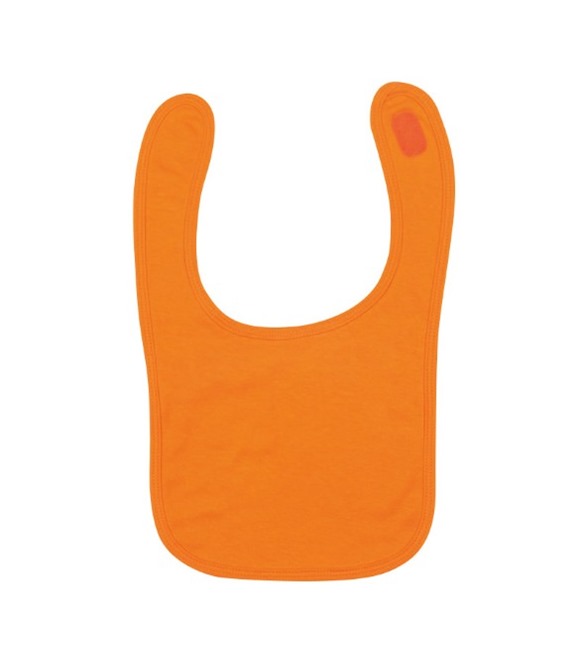 Plain and contrast bib