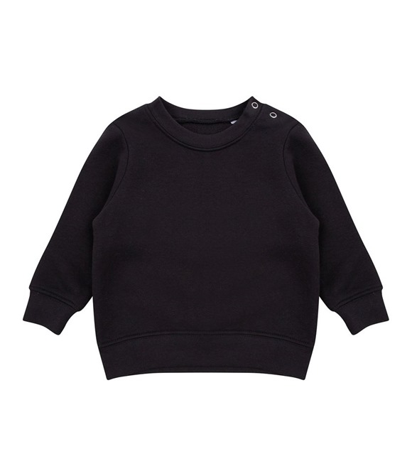 Larkwood Crew neck sweatshirt with shoulder poppers