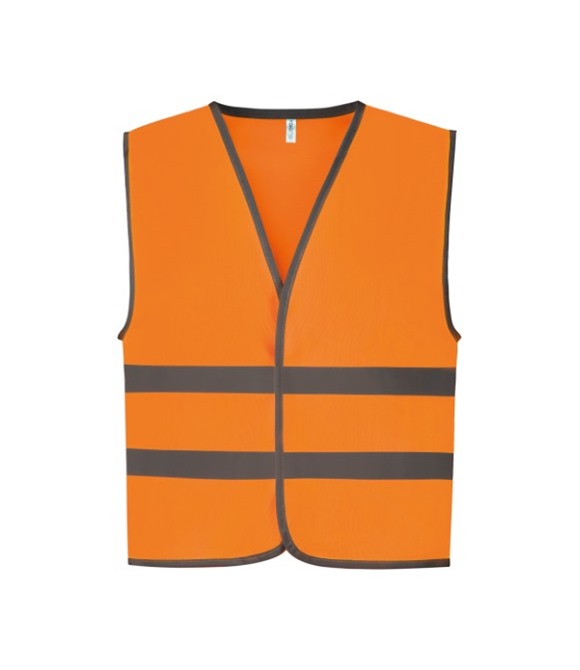 Hi-vis reflective border kids waistcoat (HVW102CH)