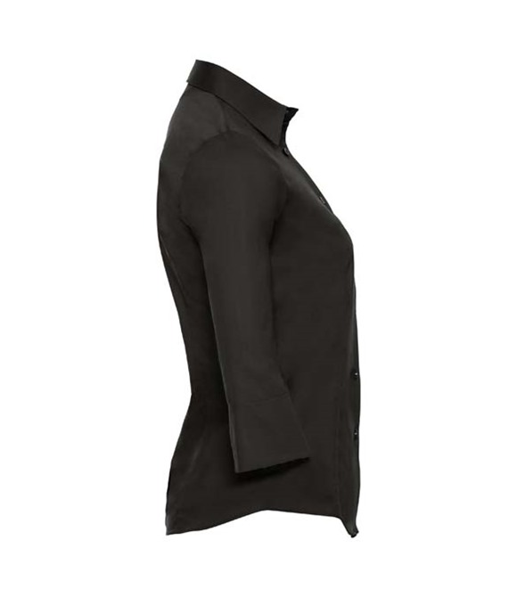 Women's ¾ sleeve easycare fitted shirt