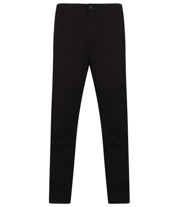 Henbury Stretch chinos with flex waistband