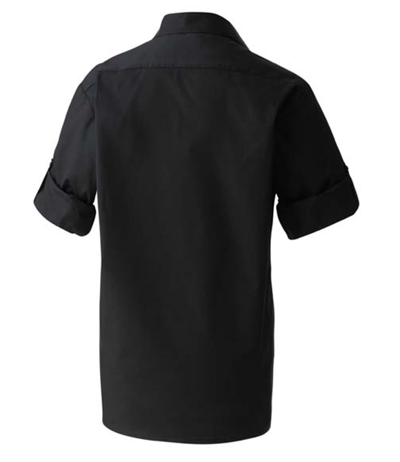 Premier Roll sleeve poplin shirt