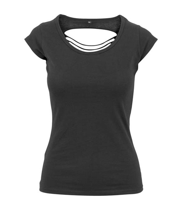 Women's back cut tee