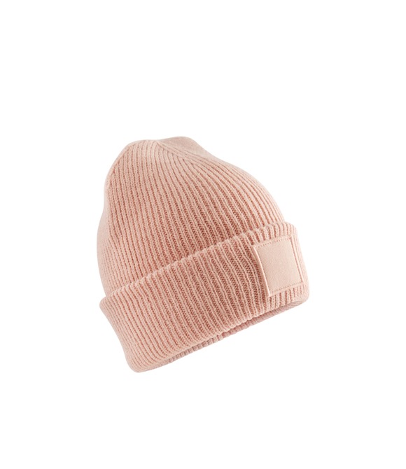 Kids deep cuffed tonal patch beanie
