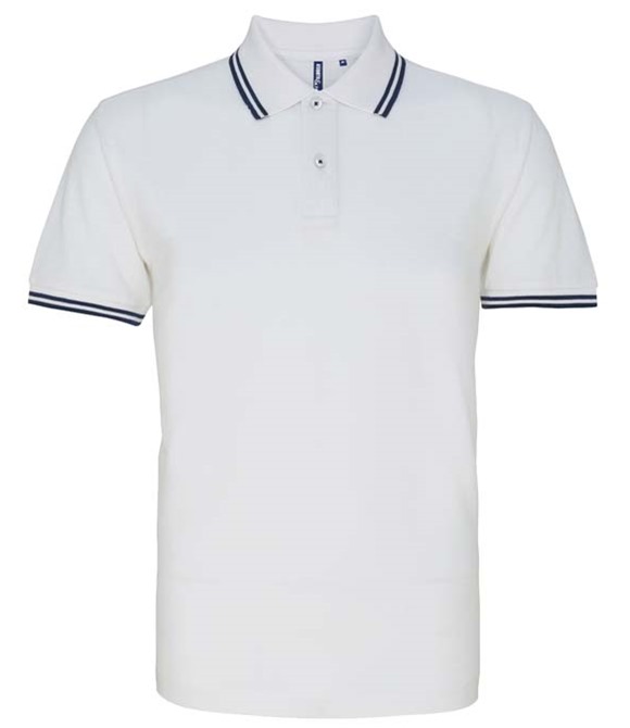 Asquith & Fox Men's classic fit tipped polo