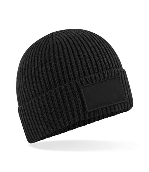 Beechfield Fashion patch beanie