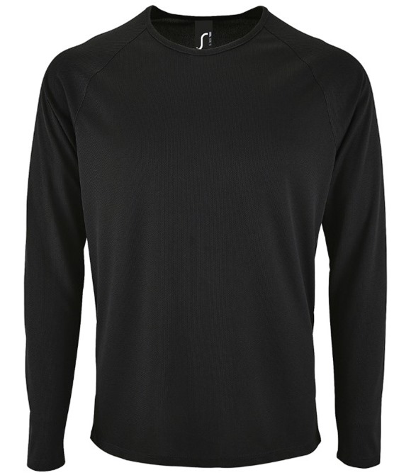Sporty Long Sleeve Performance T-Shirt