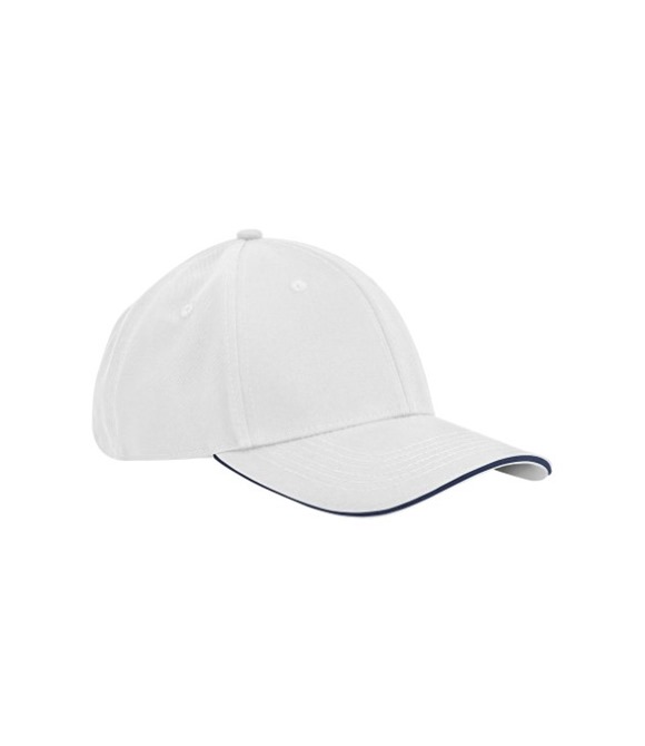 Beechfield EarthAware� classic organic cotton 6-panel cap � sandwich peak