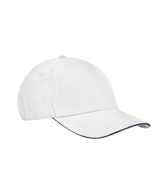 Beechfield EarthAware� classic organic cotton 5-panel cap � sandwich peak