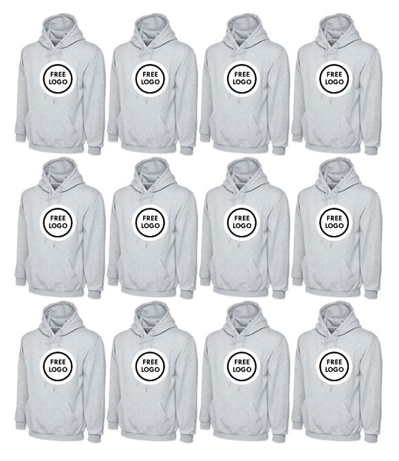 12 x UC502 Classic Hoodies With Free Logo