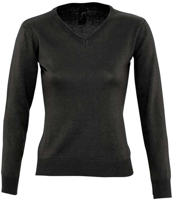 Ladies Galaxy Cotton Acrylic V Neck Sweater