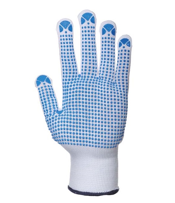 Portwest Nylon polka dot glove (A110)