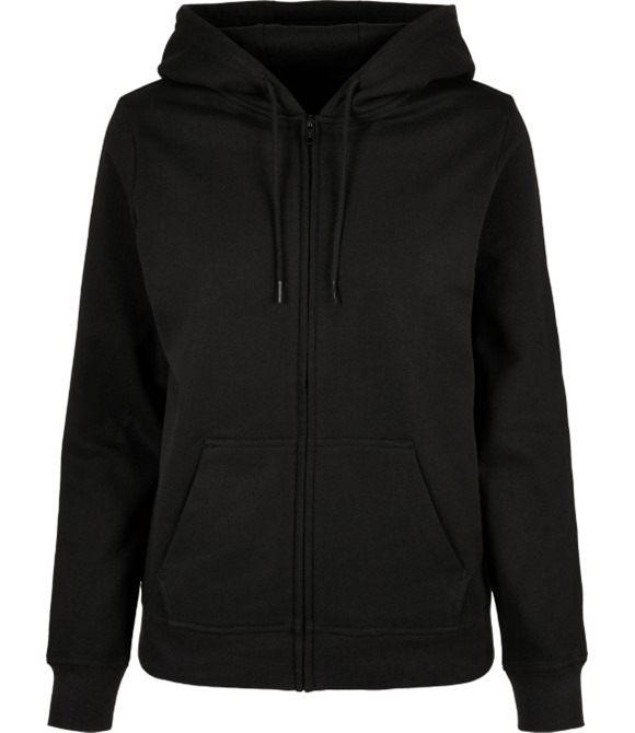 Womens basic zip hoodie