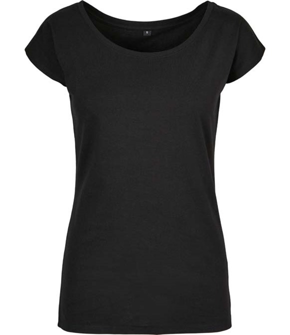 Build Your Brand Basic Women's wide neck tee