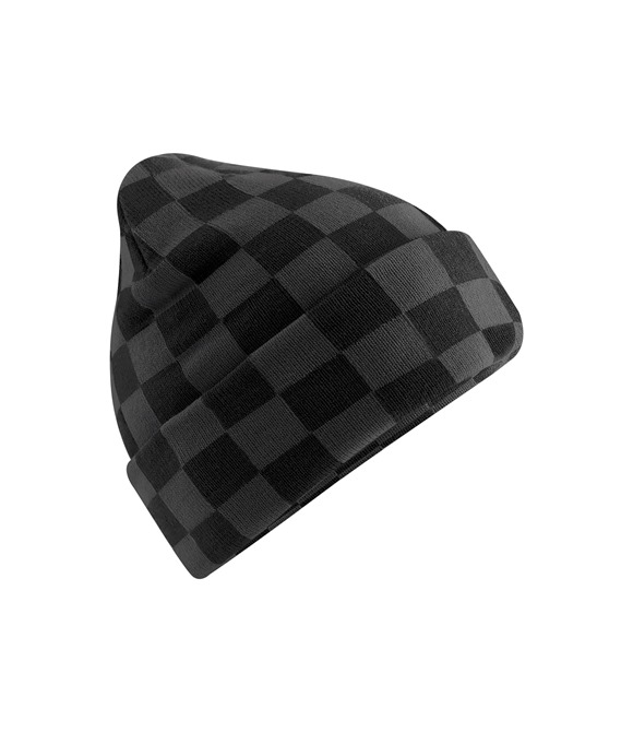 Checkerboard beanie