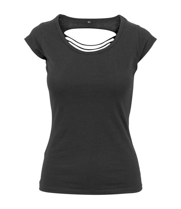 Build Your Brand Women's back cut tee