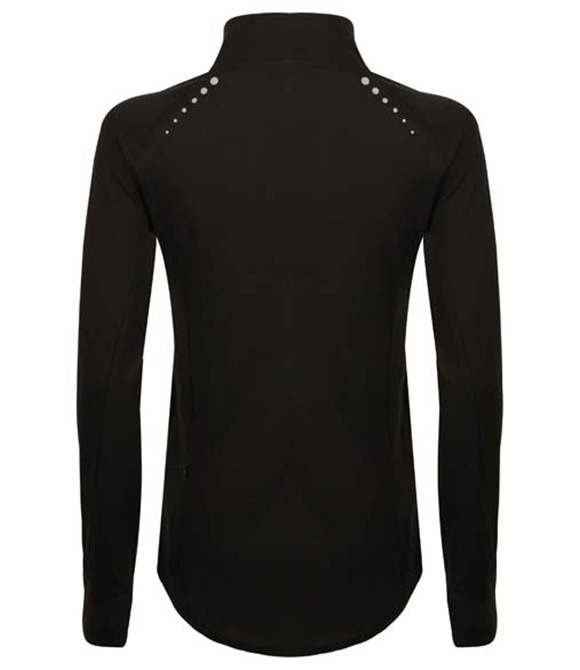 Women's long-sleeved ¼ zip top