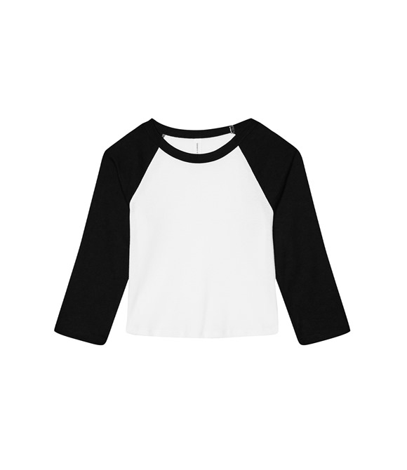 Women�s micro rib 3/4 raglan baby t-shirt