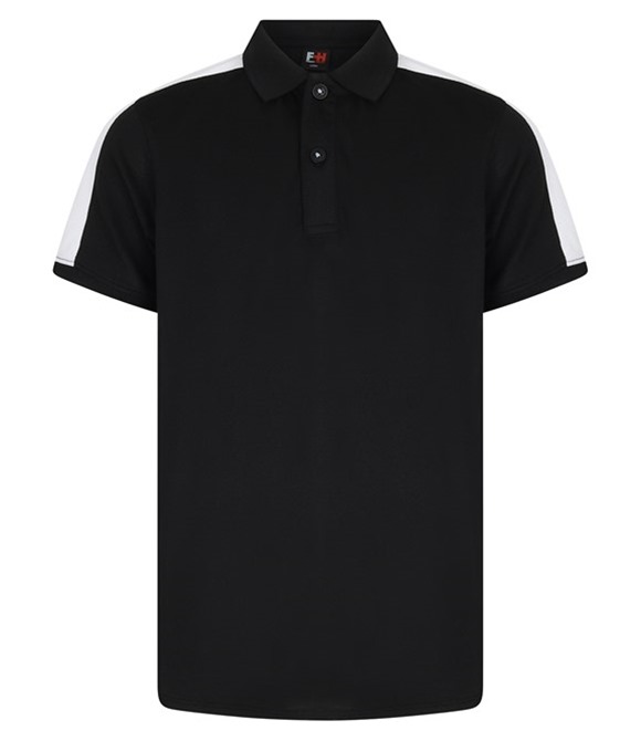 Finden & Hales Kids contrast panel polo