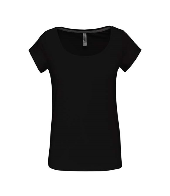 Kariban Women's boat neck t-shirt