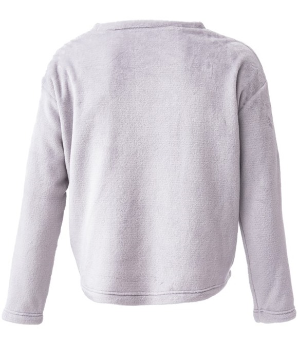 Brand Lab Ladies Plush Fleece Crew Neck Sweatshirt