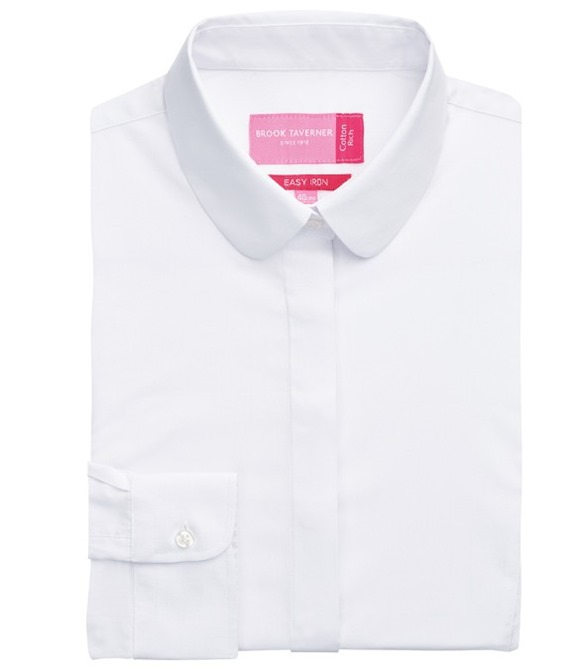 Brook Taverner Ladies Trevi Long Sleeve Poplin Shirt