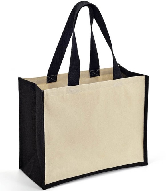 Jute and Canvas Shopper