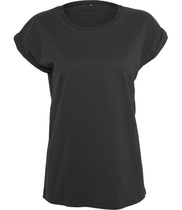 Women's extended shoulder tee