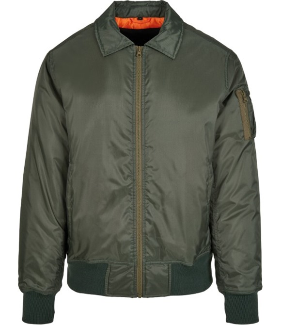 Collar bomber jacket