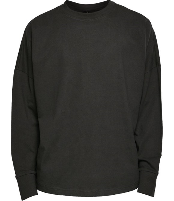 Build Your Brand Oversize cut on sleeve long sleeve