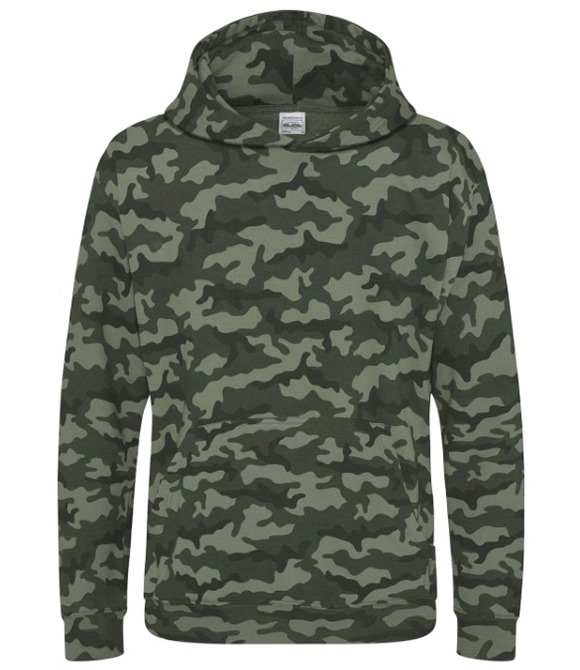 AWDis Hoods Kids camo hoodie