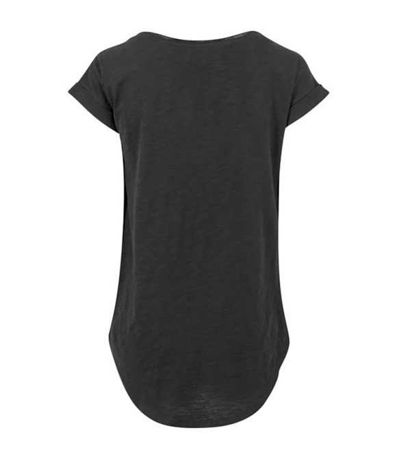 Build Your Brand Women's long slub tee