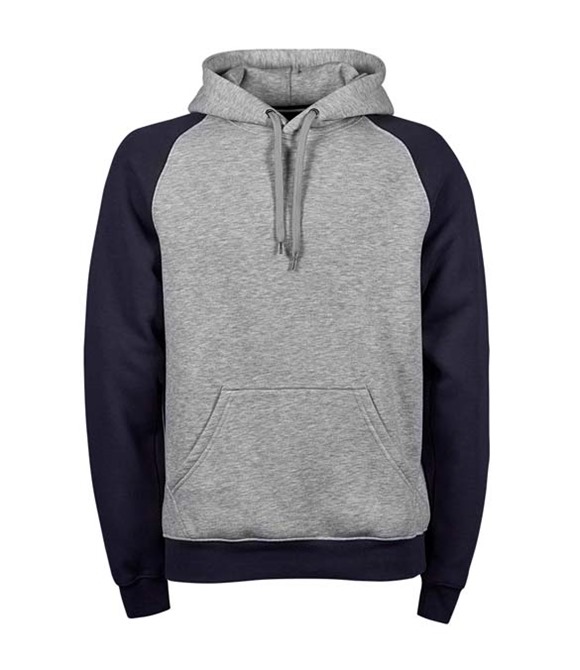 Tee Jays Two Tone Raglan Hooded Sweatshirt