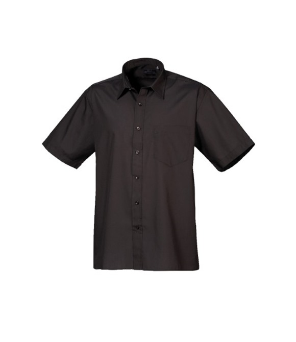 Short sleeve poplin shirt