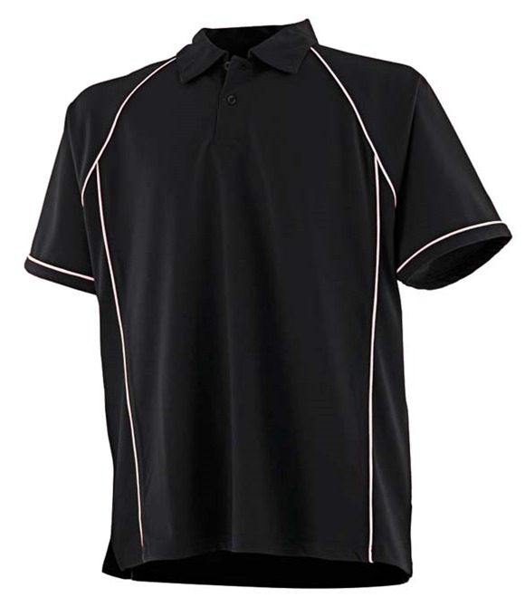 Finden & Hales Piped performance polo