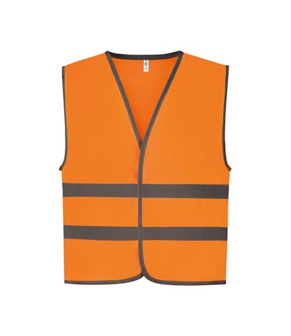 Yoko Hi-vis reflective border kids waistcoat (HVW102CH)